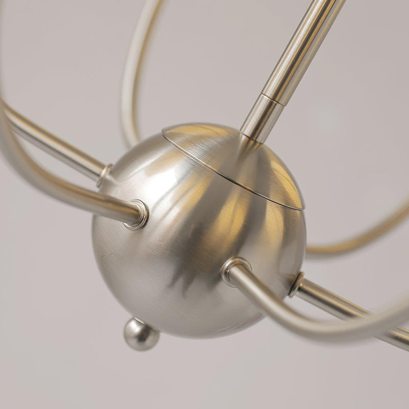 Ceramic Ribbed Chandelier-DWHOME