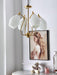 Ceramic Ribbed Chandelier - DWHOME