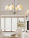 Ceramic Ribbed Chandelier - DWHOME