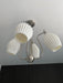 Ceramic Ribbed Chandelier - Vakkerlight