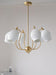 Ceramic Ribbed Chandelier - DWHOME