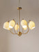 Ceramic Ribbed Chandelier - DWHOME