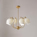 Ceramic Ribbed Chandelier - DWHOME