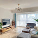 Sculptural Glass Ribbed Chandelier-DWHOME