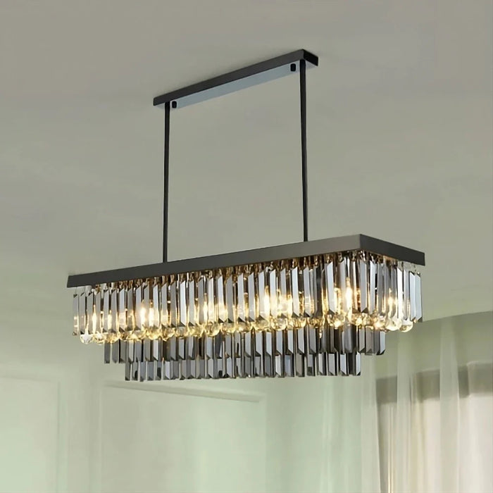 Meridien Crystal Dining Room Chandelier.