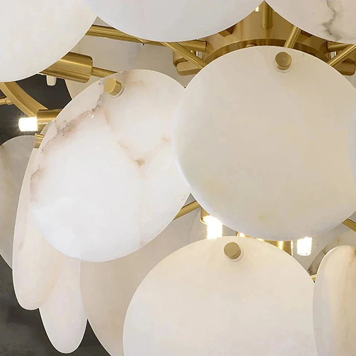 Natural Marble Modern Chandelier-DWHOME
