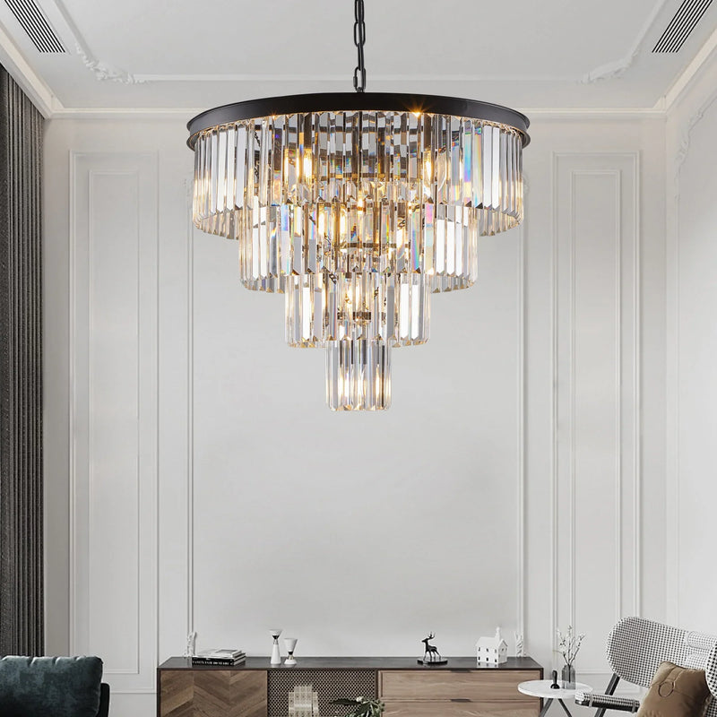 23" Gio Crystal Chandelier-DWHOME