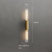 Palermo 23" Brass Wall Sconce Light-DWHOME