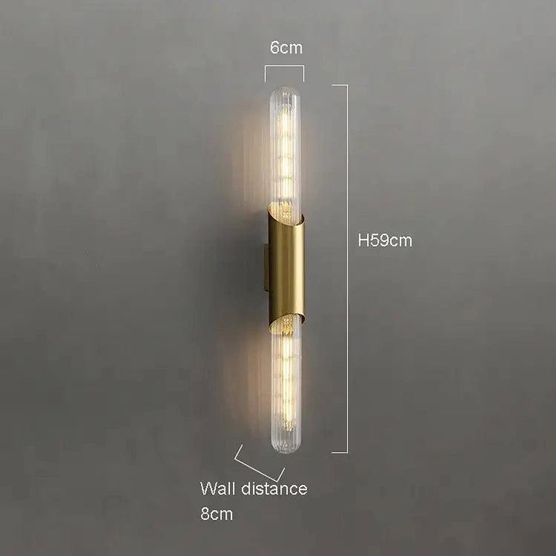 Palermo 23" Brass Wall Sconce Light-DWHOME