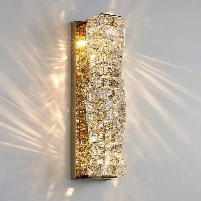 Bacci Crystal Wall Sconces.