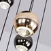 Multi Pendant Modern Duplex Chandelier.