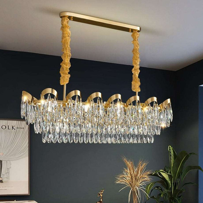 Andria Crystal Dining Room Chandelier.