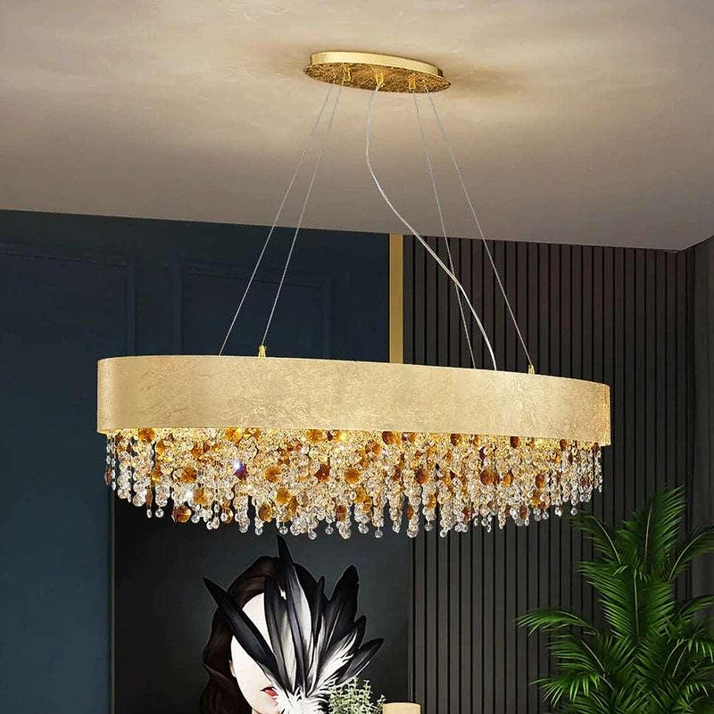 Avani Crystal Dining Room Chandelier-DWHOME