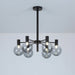 Selva Black Chandelier.