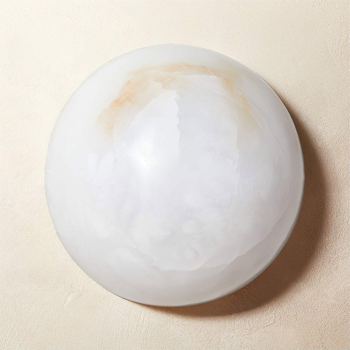 Semicircular Alabaster Wall Lamp - DWHOME