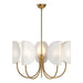 Leaf Brass Chandelier-DWHOME