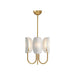 Leaf Brass Chandelier-DWHOME