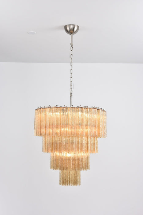 Serava Cascade Murano Chandelier-DWHOME
