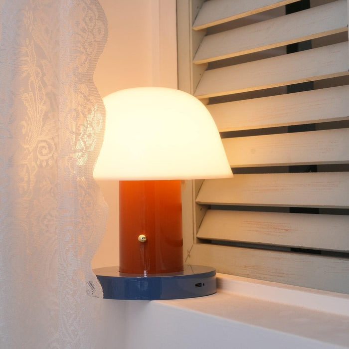 Mushroom Bliss Cordless Lamp-DWHOME
