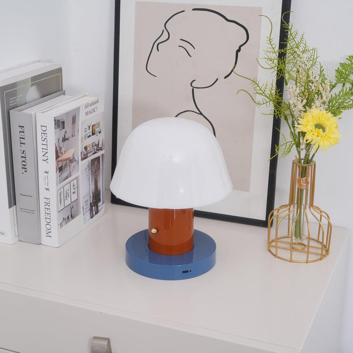 Mushroom Bliss Cordless Lamp-DWHOME
