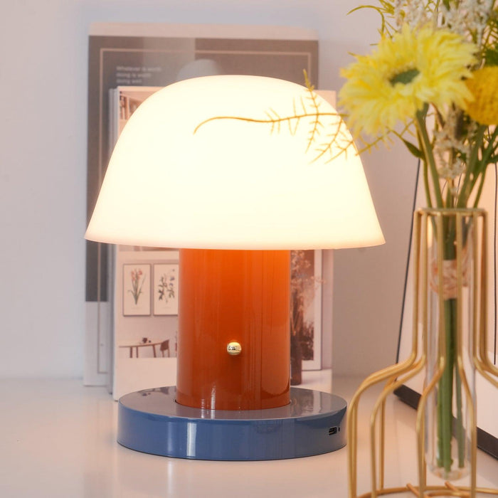 Mushroom Bliss Cordless Lamp-DWHOME