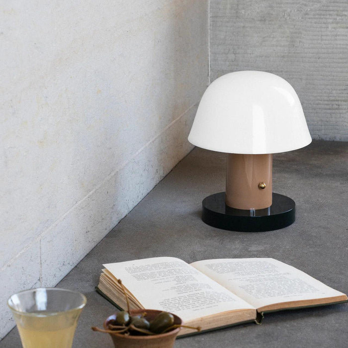 Mushroom Bliss Cordless Lamp-DWHOME