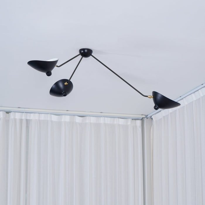 Serge Mouille Ceiling Lamp B.