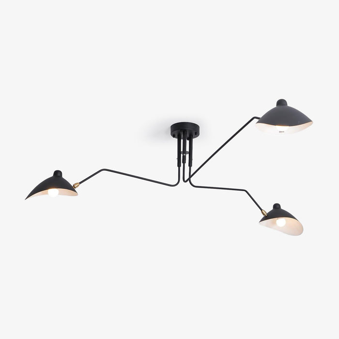 Serge Mouille Ceiling Light A.