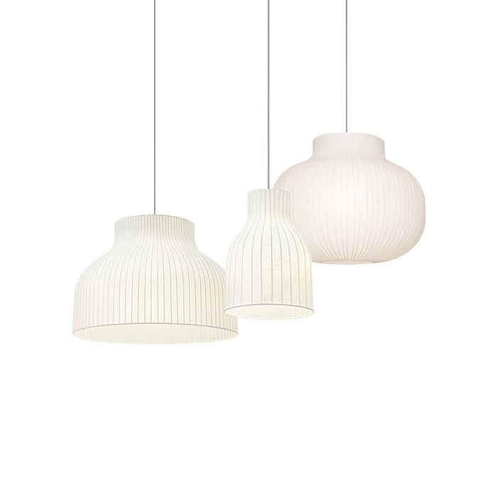 Serica Trio Silk Collection Pendant Lamp-DWHOME