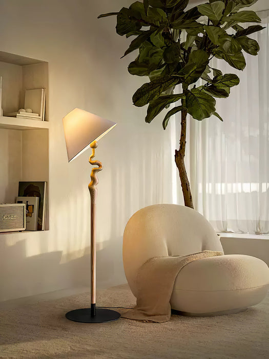 Serpentine Twist Floor Lamp.