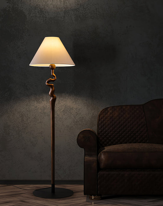 Serpentine Twist Floor Lamp.