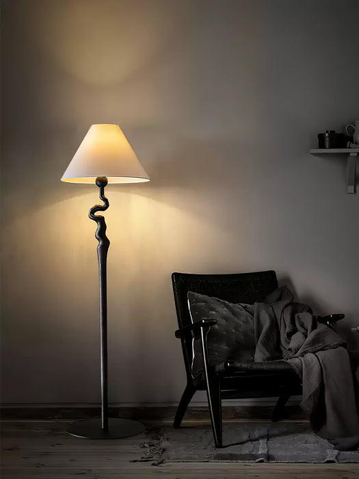 Serpentine Twist Floor Lamp.