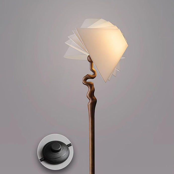 Serpentine Twist Floor Lamp-DWHOME