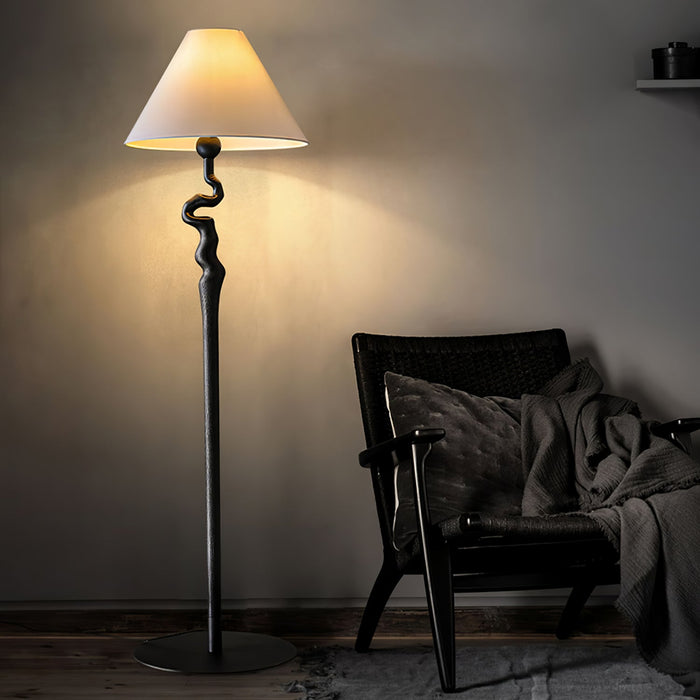 Serpentine Twist Floor Lamp.