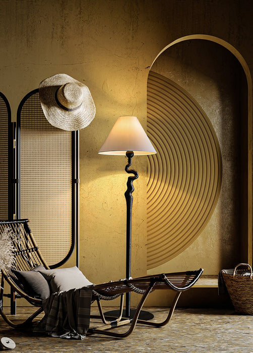 Serpentine Twist Floor Lamp.