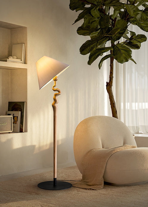 Serpentine Twist Floor Lamp.