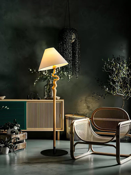 Serpentine Twist Floor Lamp-DWHOME