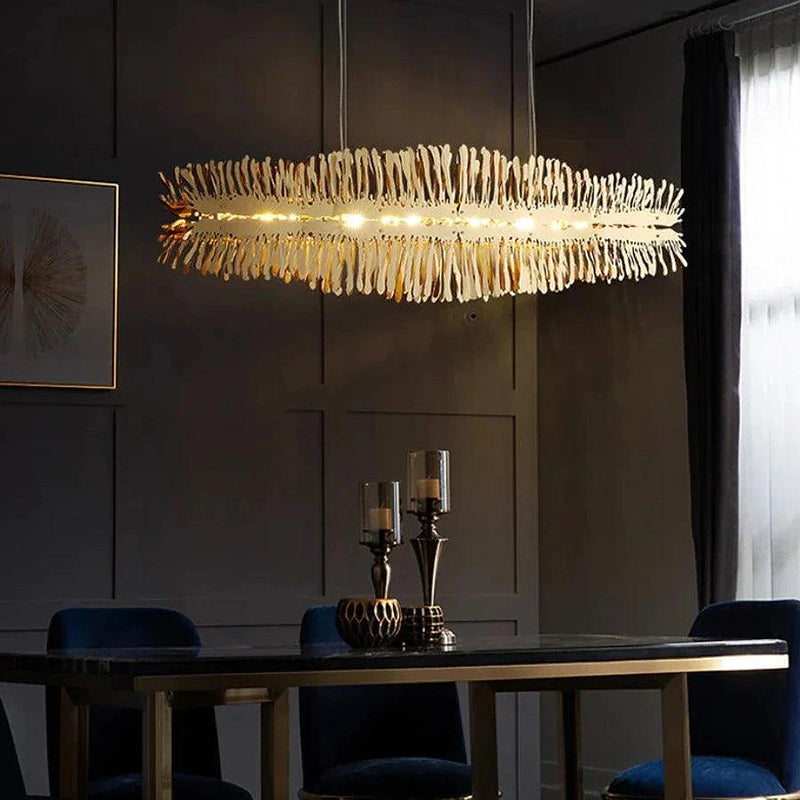 Aresso Stainless Steel Dining Room Chandelier-DWHOME