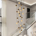 Multi Pendant Modern Duplex Chandelier.