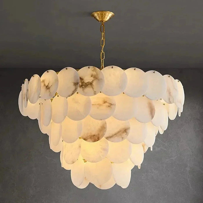 Bordwell Marble Chandelier-DWHOME
