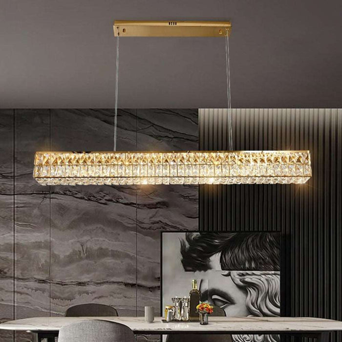 Bacci Crystal Dining Room Chandelier.