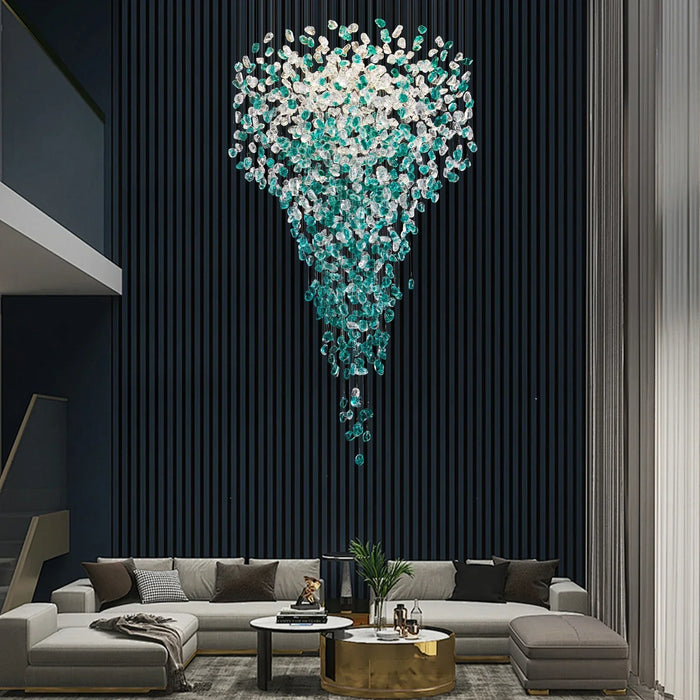 Crystal Pendant Foyer Chandelier-DWHOME