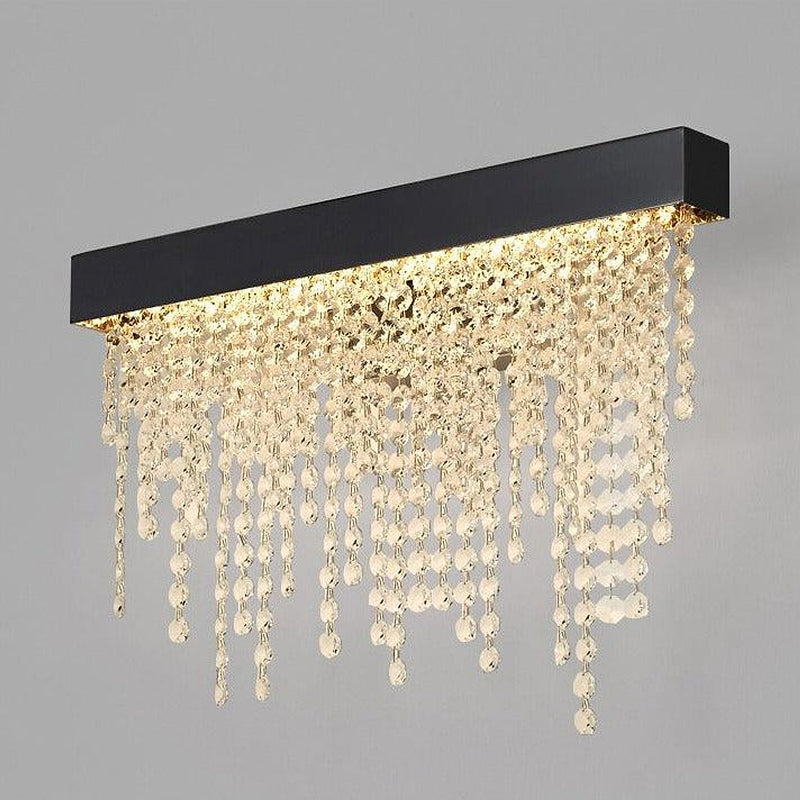 Alleri Crystal Wall Sconce-DWHOME