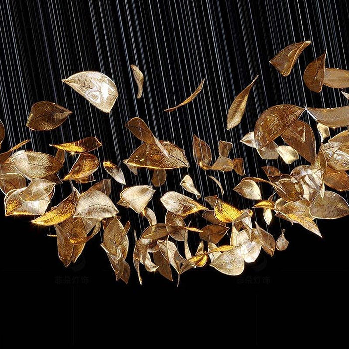 Shake Leaves Chandelier-DWHOME