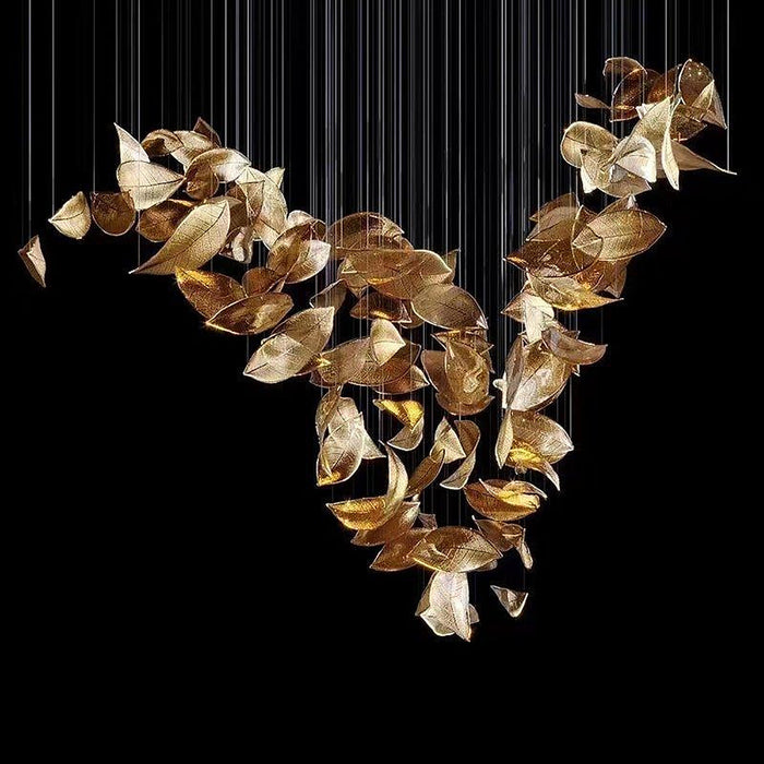 Shake Leaves Chandelier-DWHOME