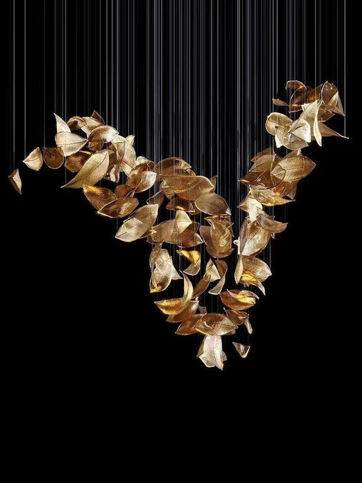Shake Leaves Chandelier-DWHOME