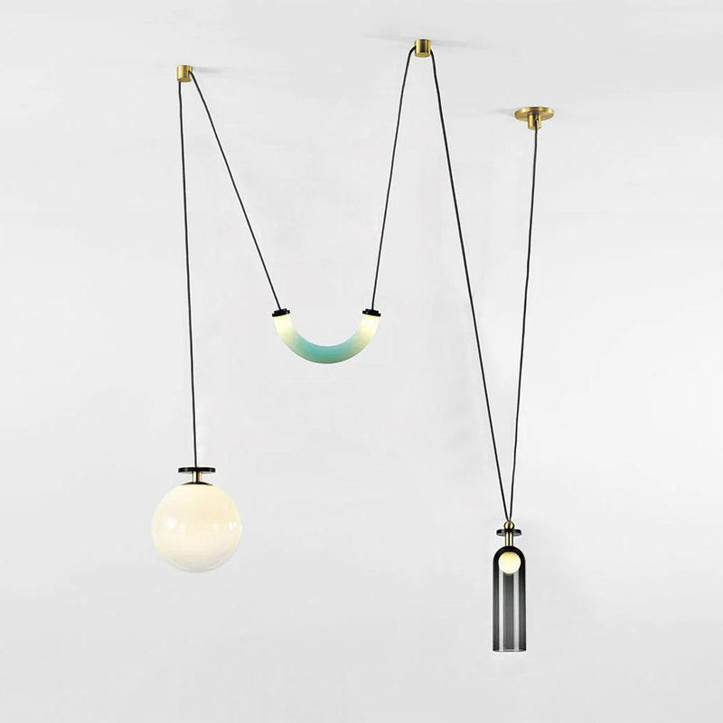 Geometric Shape Art Modern Chandelier-DWHOME