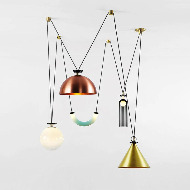 Geometric Shape Art Modern Chandelier-DWHOME