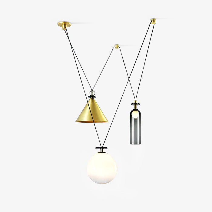 Geometric Shape Art Modern Chandelier.