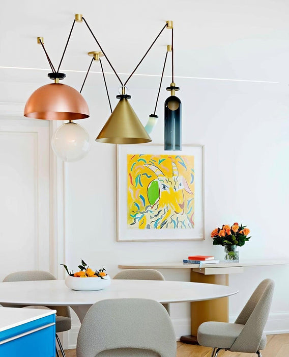 Geometric Shape Art Modern Chandelier.